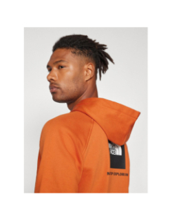 Sweat à capuche raglan redbox orange homme - The North Face