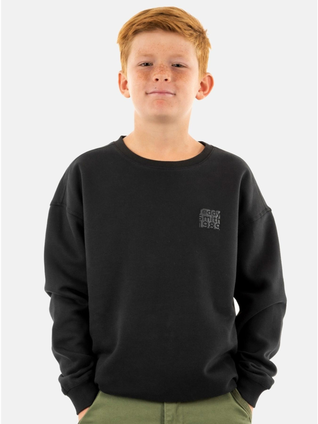 Sweatshirt squa noir garçon - Teddy Smith