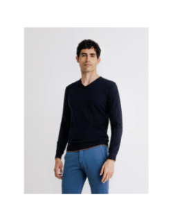 Pull brent bleu marine homme - Izac