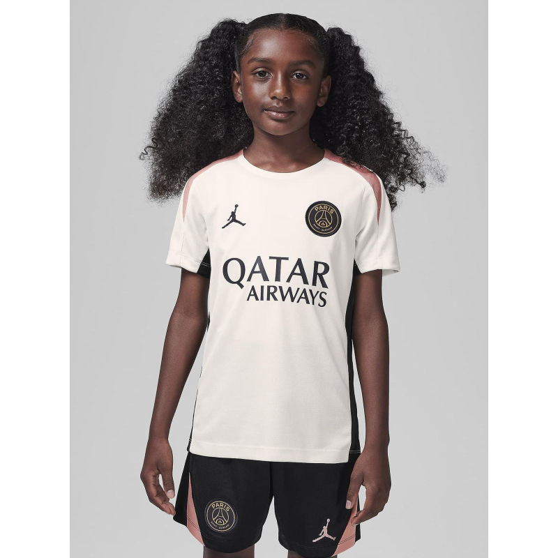 Maillot de football strike 3e tenue psg beige enfant - Nike