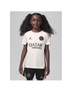 Maillot de football strike 3e tenue psg beige enfant - Nike