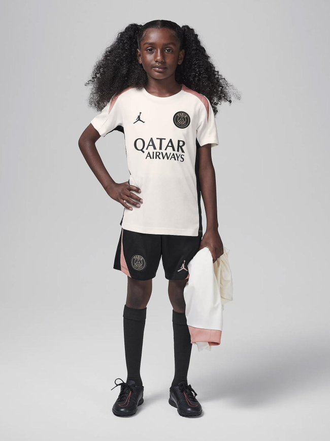 Maillot de football strike 3e tenue psg beige enfant - Nike