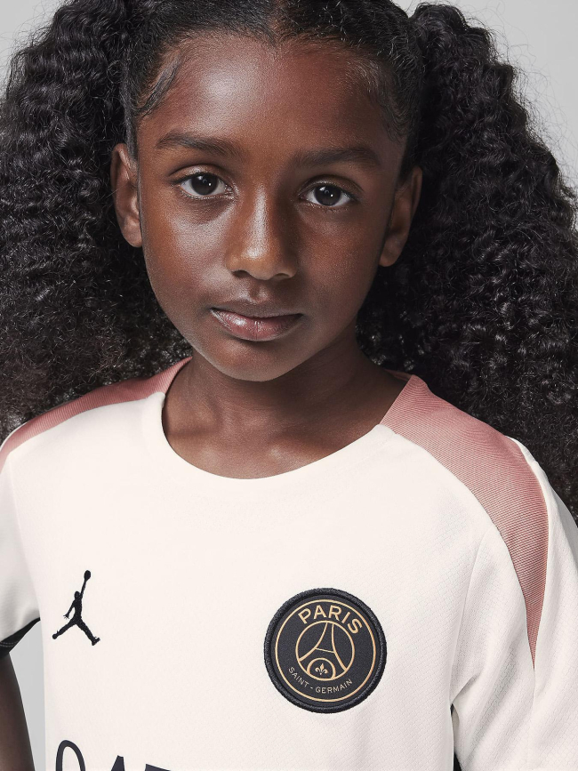 Maillot de football strike 3e tenue psg beige enfant - Nike