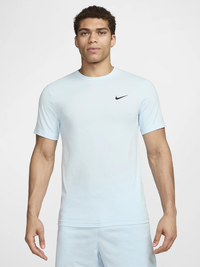 T-shirt de sport uv hyverse bleu ciel homme - Nike