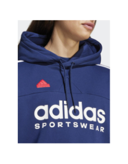 Sweat à capuche house of tiro nation bleu marine home - Adidas