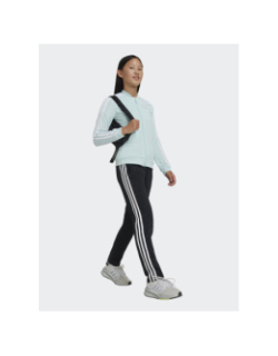 Ensemble sweat zippé et jogging bleu fille - Adidas