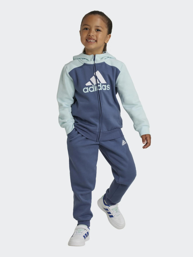 Ensemble de survêtement logo bleu enfant - Adidas