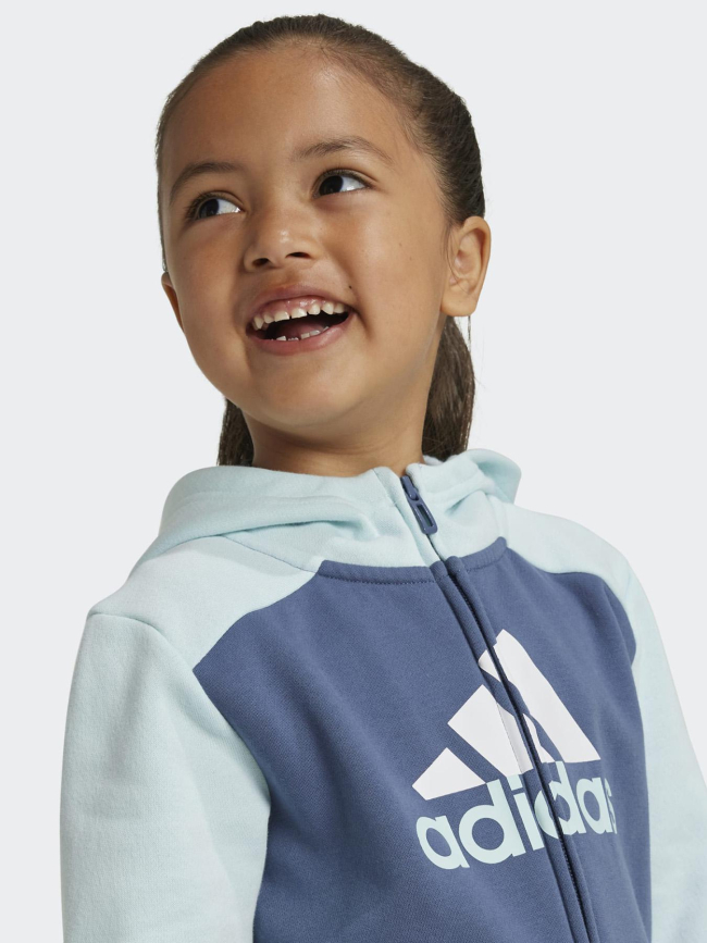 Ensemble de survêtement logo bleu enfant - Adidas