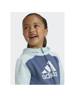 Ensemble de survêtement logo bleu enfant - Adidas