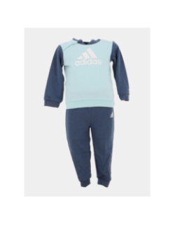 Ensemble sweat à capuche et jogging bleu bébé - Adidas