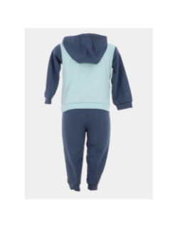 Ensemble sweat à capuche et jogging bleu bébé - Adidas