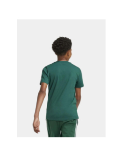 T-shirt à manches courtes 3s tib vert noir et blanc garçon - Adidas