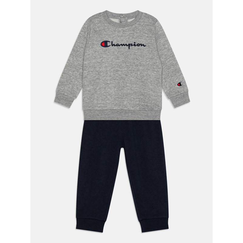 Ensemble sweat et jogging gris et bleu tout-petits - Champion