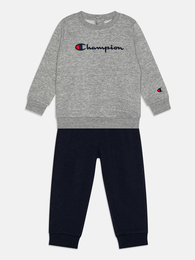 Ensemble sweat et jogging gris et bleu tout-petits - Champion