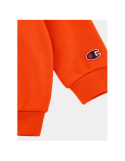 Ensemble sweat et jogging crewneck orange noir bébé - Champion