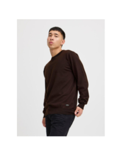 Pull uni bruton bordeaux homme - Blend