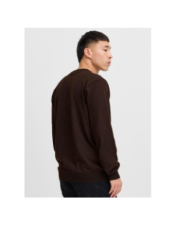 Pull uni bruton bordeaux homme - Blend