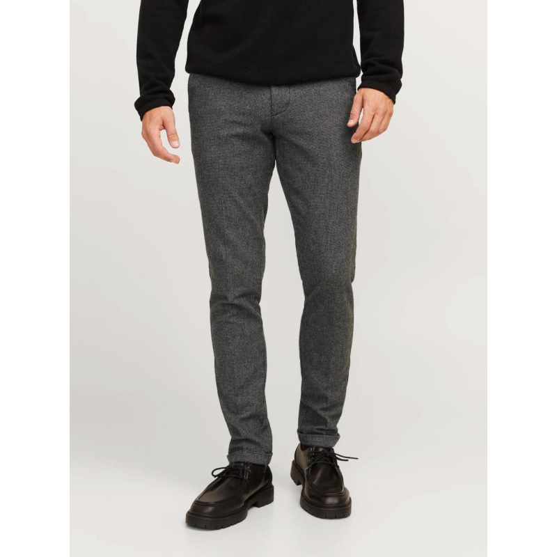 Pantalon chino slim fit jpstmarco gris homme - Jack & Jones