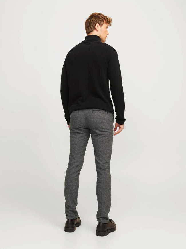 Pantalon chino slim fit jpstmarco gris homme - Jack & Jones