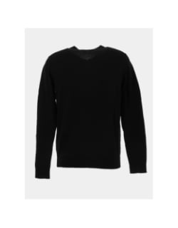 Pull col en v jprblurubber knit noir homme - Jack & Jones