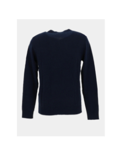 Pull col en v jprblurubber knit bleu marine homme - Jack & Jones