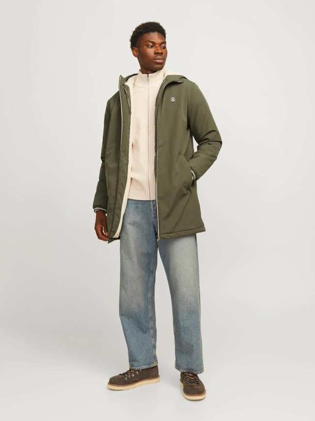 Blouson long blue new kane kaki homme - Jack & Jones