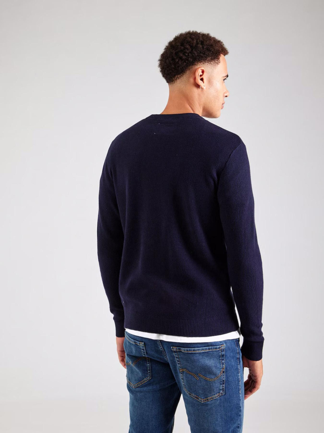 Pull Jprblurony knit crew neck bleu marine homme - Jack & Jones