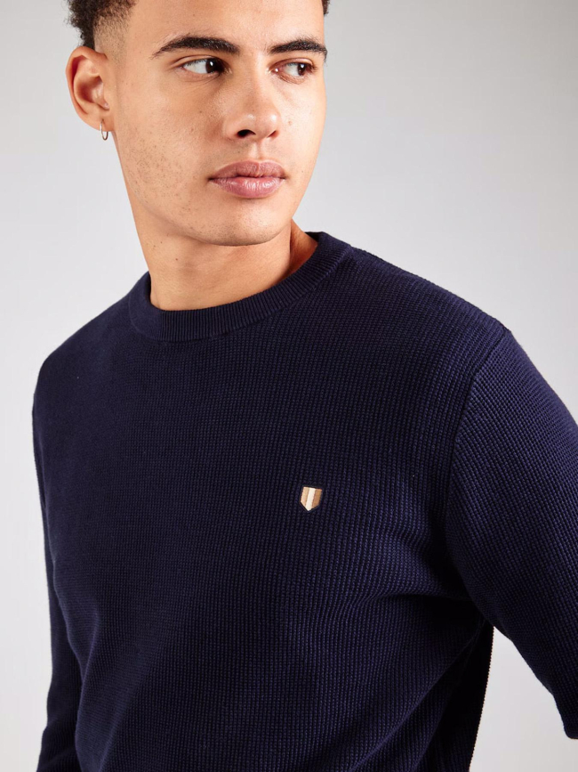 Pull Jprblurony knit crew neck bleu marine homme - Jack & Jones