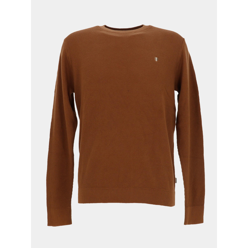 Pull jprblurony knit crew neck marron homme - Jack & Jones