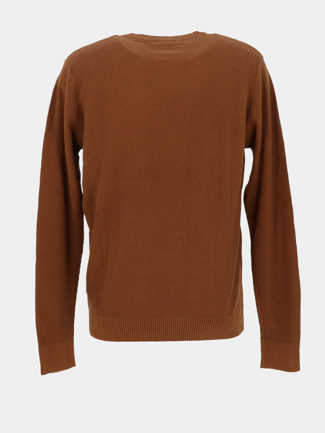 Pull jprblurony knit crew neck marron homme - Jack & Jones