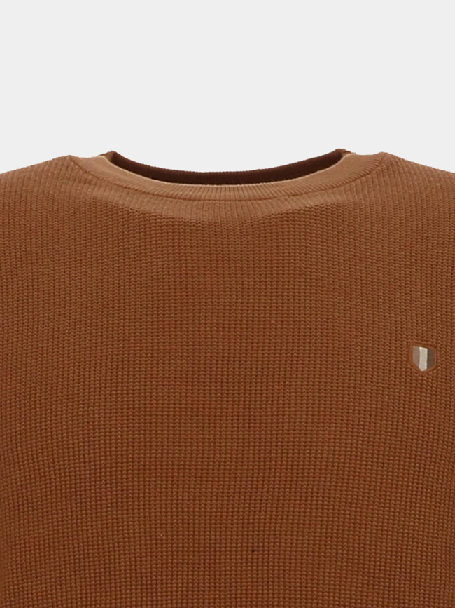 Pull jprblurony knit crew neck marron homme - Jack & Jones