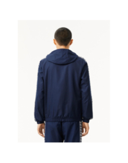 Veste de survêtement tennis monogramme bleu homme - Lacoste