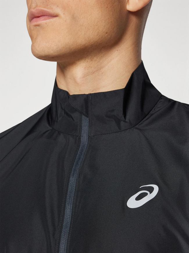 Veste de running zippée core jacket noir homme - Asics