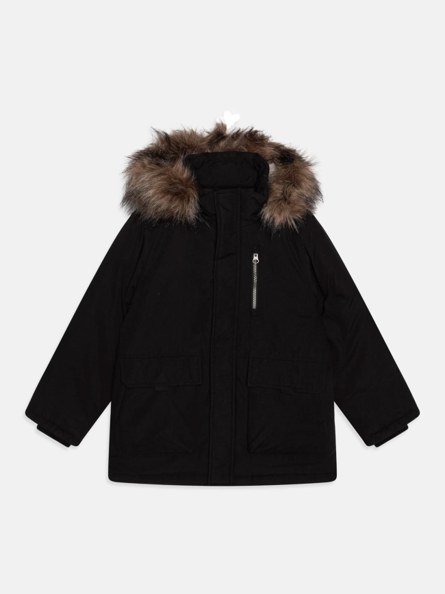 Blouson parka master noir garçon - Name It