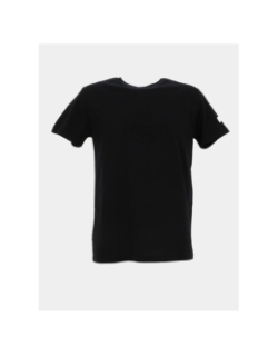 T-shirt à manches courtes logo relief noir homme - Chabrand