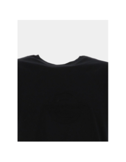 T-shirt à manches courtes logo relief noir homme - Chabrand