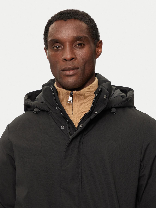 Blouson parka tech padded noir homme - Tommy Hilfiger