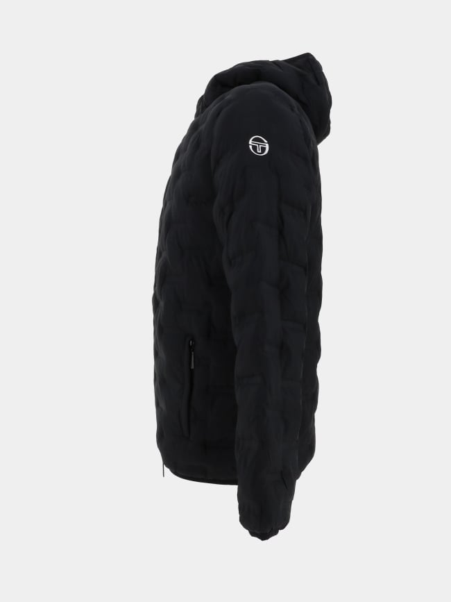 Doudoune à capuche abelia noir homme Sergio Tacchini