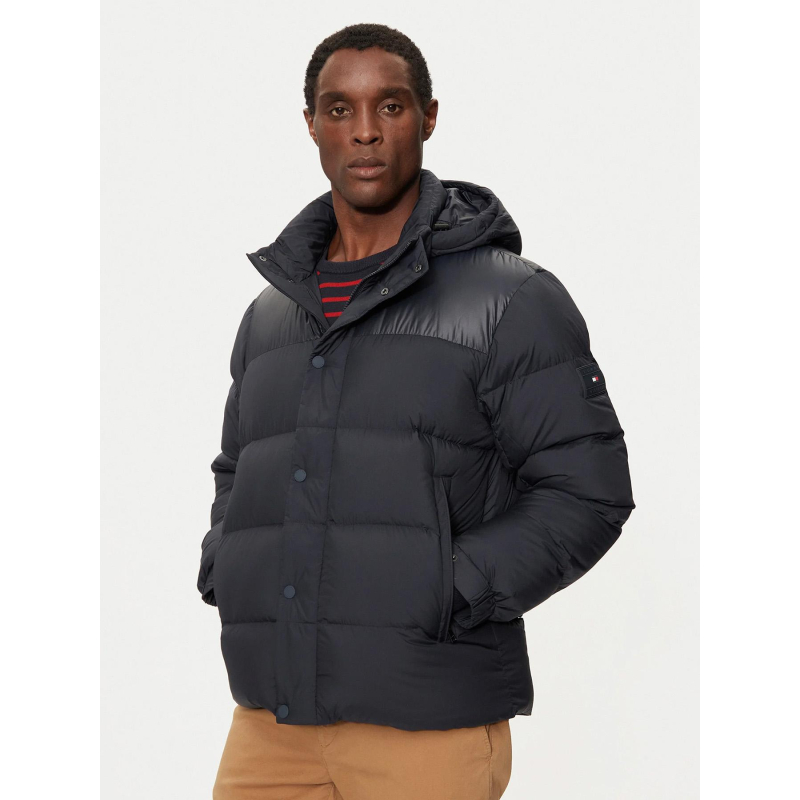 Doudoune à capuche bleu marine homme - Tommy Hilfiger