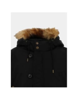 Blouson parka multi poche noir homme - Guess