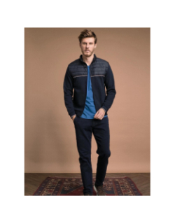 Veste matelassée scarlet bleu marine homme - Benson & Cherry