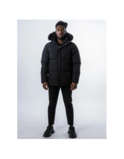 Blouson parka jerem noir homme - Helvetica