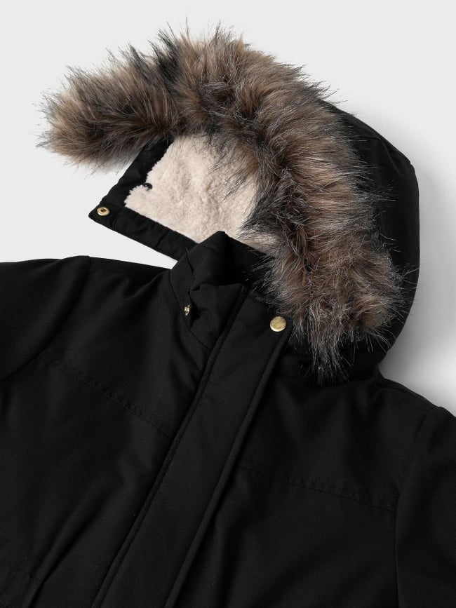 Blouson parka nkfmaster noir fille - Name It