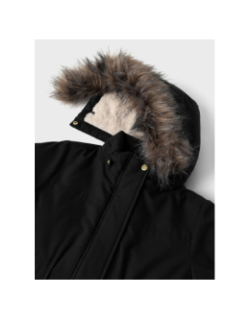 Blouson parka nkfmaster noir fille - Name It