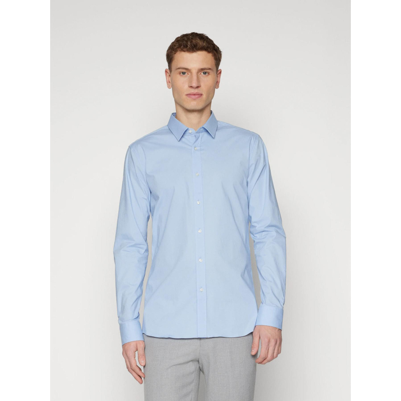 Chemise extra slim stretch elisha bleu homme - Hugo