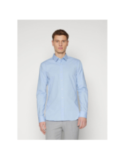 Chemise extra slim stretch elisha bleu homme - Hugo