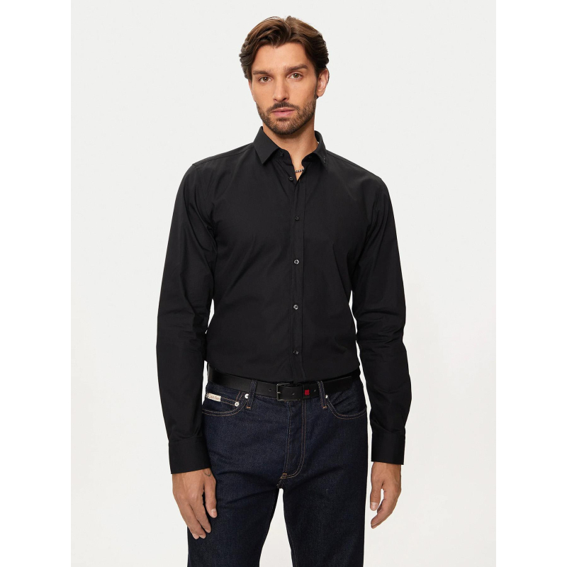 Chemise extra slim fit elisha noir homme - Hugo