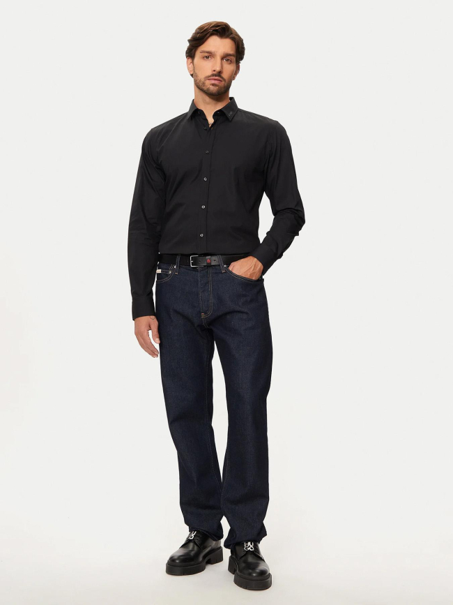 Chemise extra slim fit elisha noir homme - Hugo