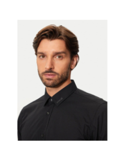 Chemise extra slim fit elisha noir homme - Hugo