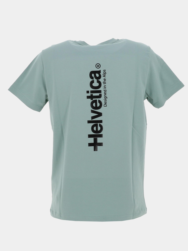 T-shirt howard 2 pistache vert homme - Helvetica